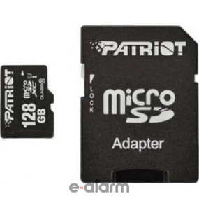 MICRO PATRIOT 128GB Κάρτα μνήμης Patriot σειράς LX κατάλληλη για κάμερες ΙΡ WESTERN-DIGITAL Κάρτες μνήμης